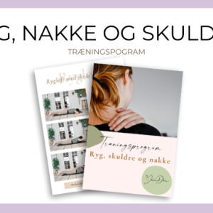 Ryg, skuldre og nakke